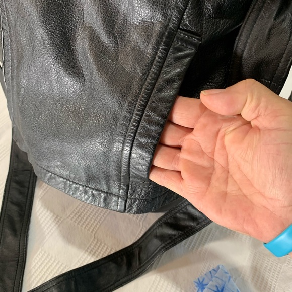 Wilson’s black leather jacket women’s size M - Picture 6 of 8